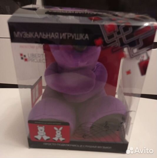 Заяц колонка музыкальная мягкая