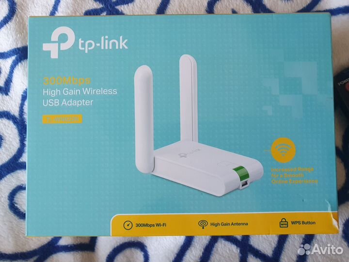 Усилитель для роутера + защитник сети TP-link