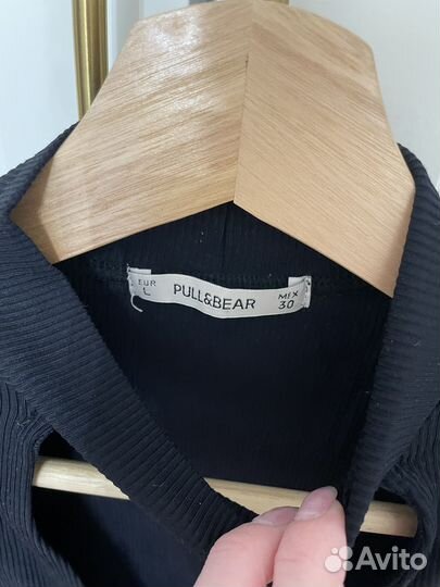 Pull bear lime love republic топ водолазка