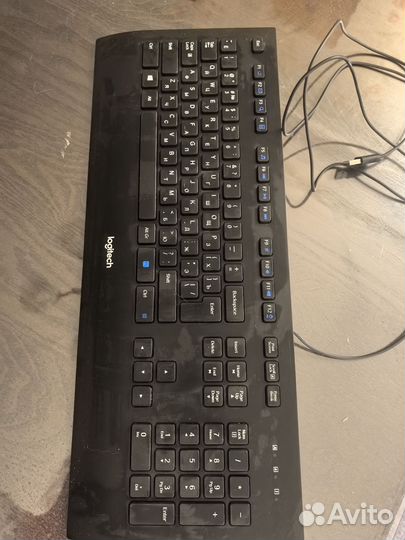 Клавиатура проводная logitech