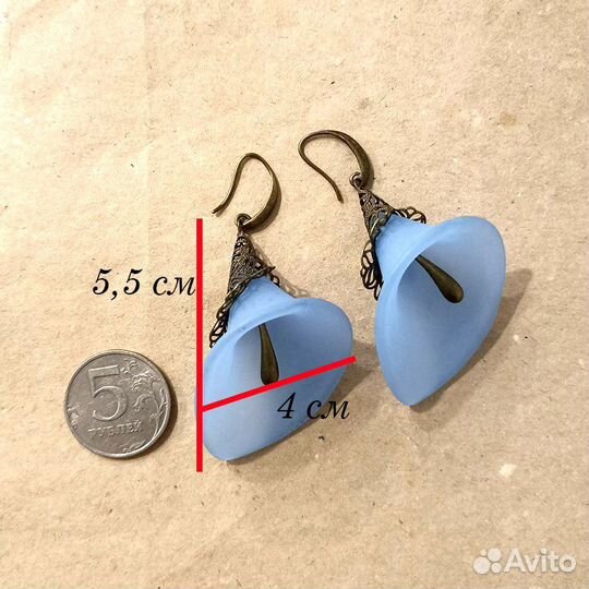 Комплект бижутерии колье, серьги