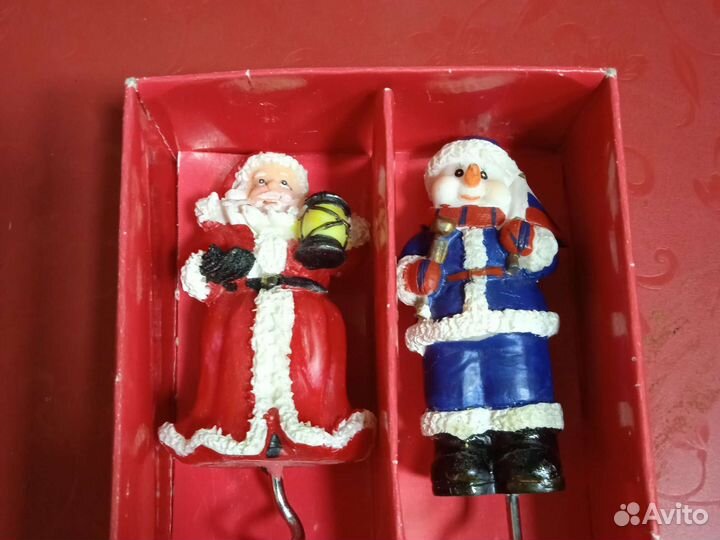 Штопор новогодний набор из двух фигурок