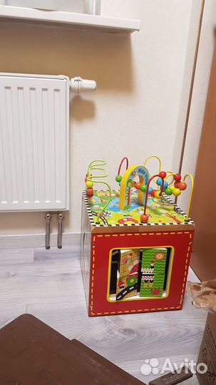 Деревянный развивающий куб MaxVille