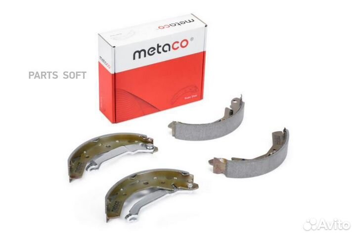Metaco 3020-005 Колодки барабанные к-кт