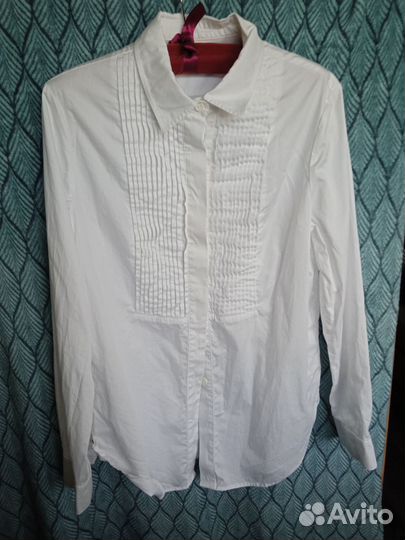 Рубашка офисная белая женская