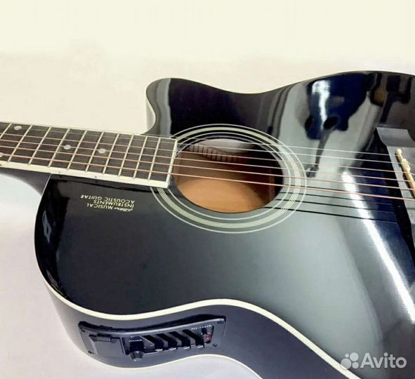 Гитара электроакустика новая