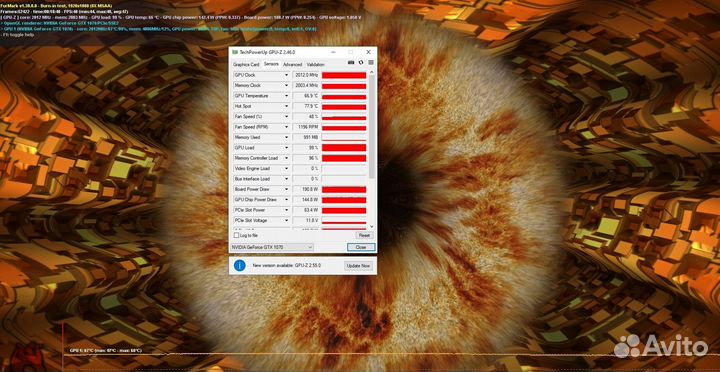 Видеокарта gtx 1070 palit super jetstream