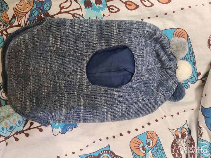 Шапка шлем детская