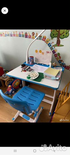 Детский стол и стул растущая парта
