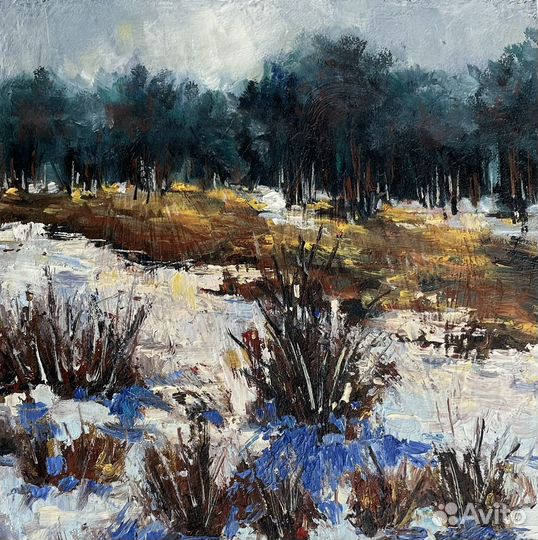 Картина маслом пейзаж