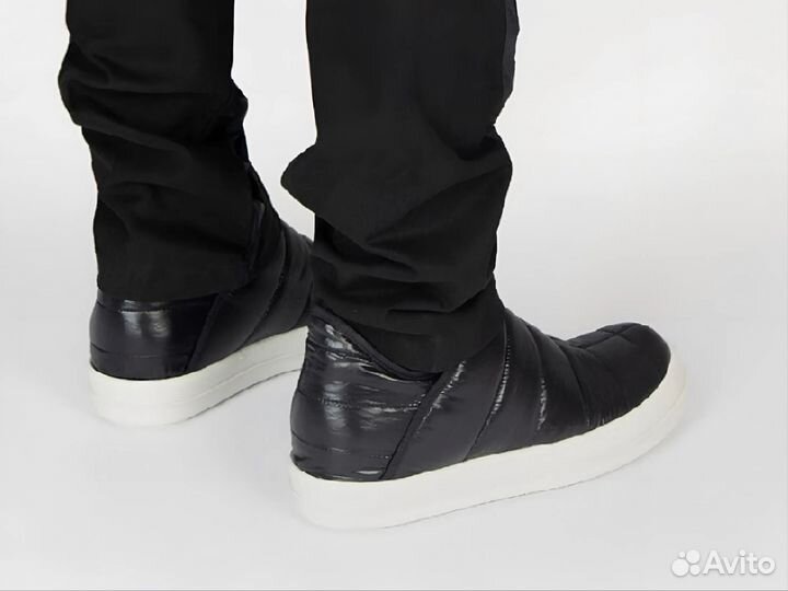 Оригинал Rick Owens Puffer Ramones Geobasket Vans