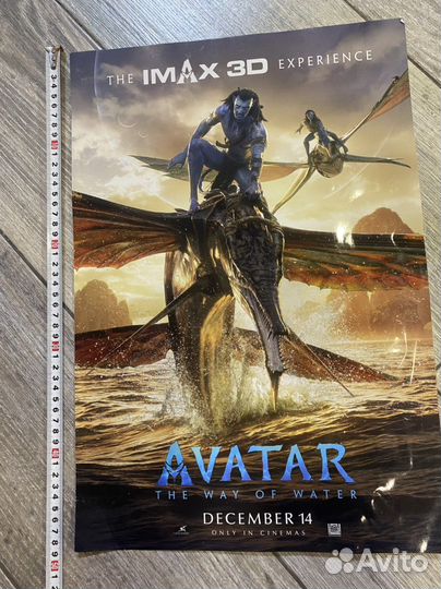Постер с премьеры Аватар+70мм кадр 3D imax