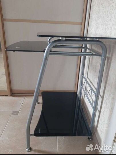 Компьютерный стол стеклянный бу