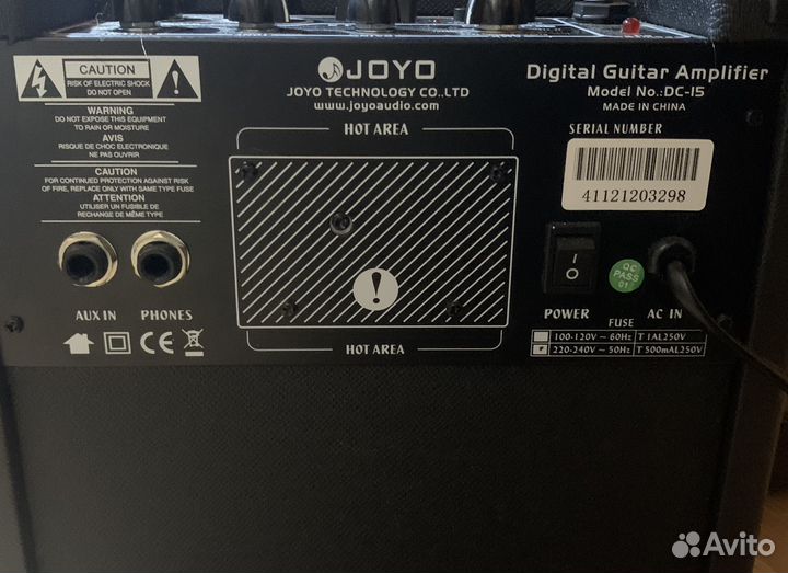 Комбоусилитель joyo DC-15