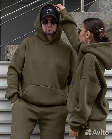Костюм двойка на флисе муж/жен