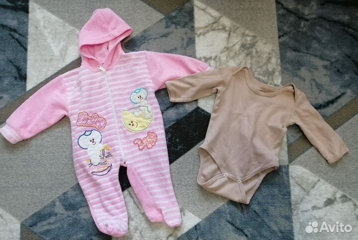 Детские вещи пакетом на девочку 68 74