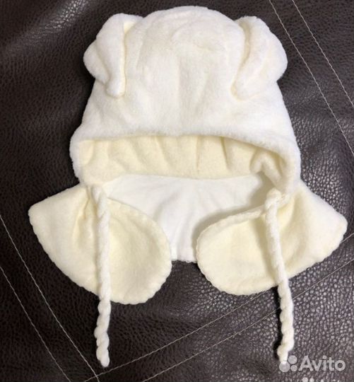 Шапка зимняя для новорождённого