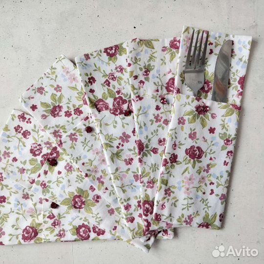 Кармашки для сервировки, столовый набор 6 шт