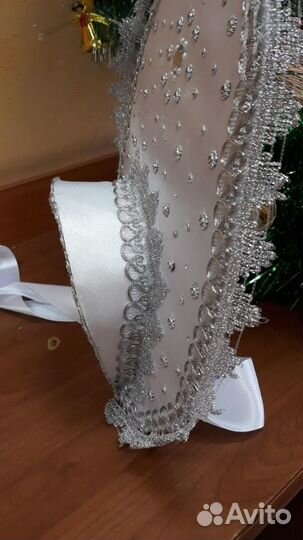 Кокошник-корона Снегурочка