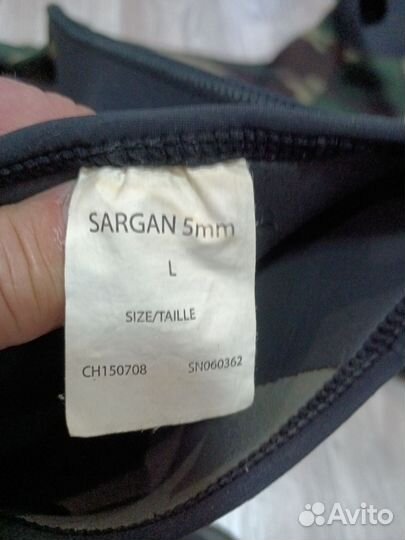 Гидрокостюм Sargan