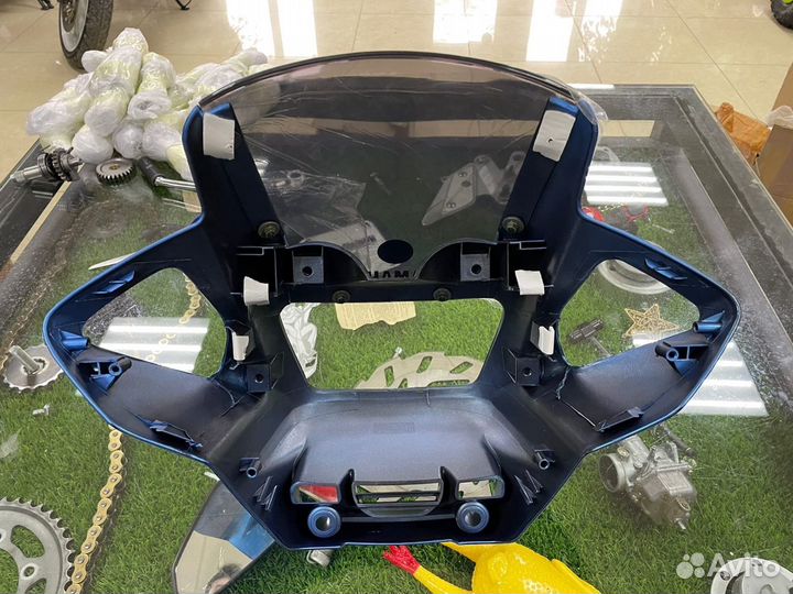 Обтекатель передний Yamaha YBR125 облицовка синий