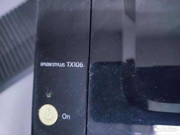 Принтер epson stylus TX106 + краски
