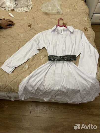 Платье рубашка женская 42