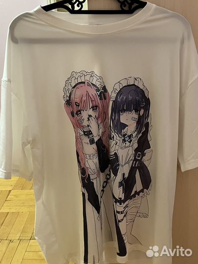 Футболка oversize с аниме принтом
