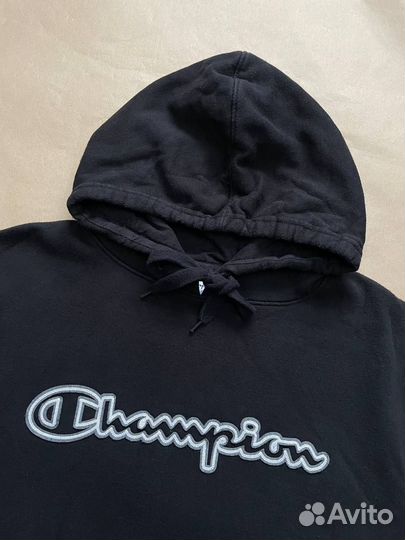 Винтажное худи Champion Embroidered Logo