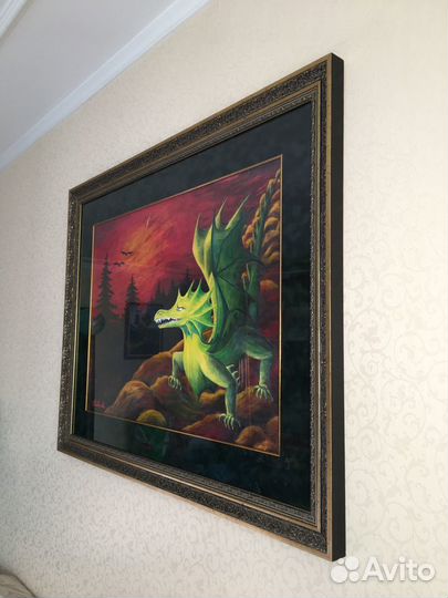 Большая деревянная рама с паспорту проф.багет