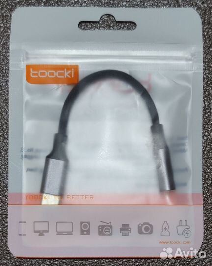Переходник usb type c на mini jack 3.5mm