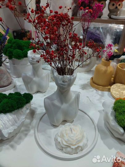 Набор из гипса. Ручная работа