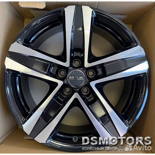 Диски Stone 5 7.5/18 5x127 ET38 d71.6 black mirror