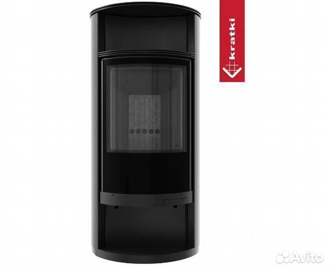 Печь-камин runa черный thermotec