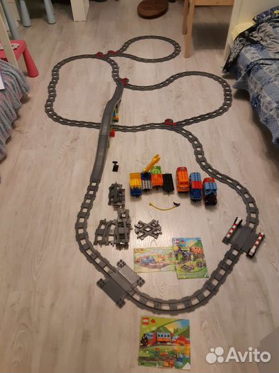 Lego duplo железная дорога 4 в 1