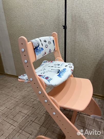 Растущий стул Друг Кузя с подушками