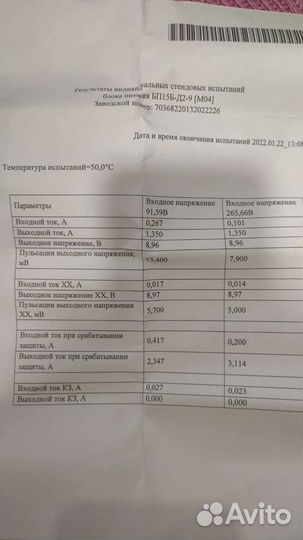 Блок питания BP15B-D2-9