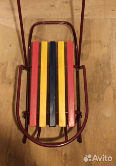 Санки детские с ручкой б/у