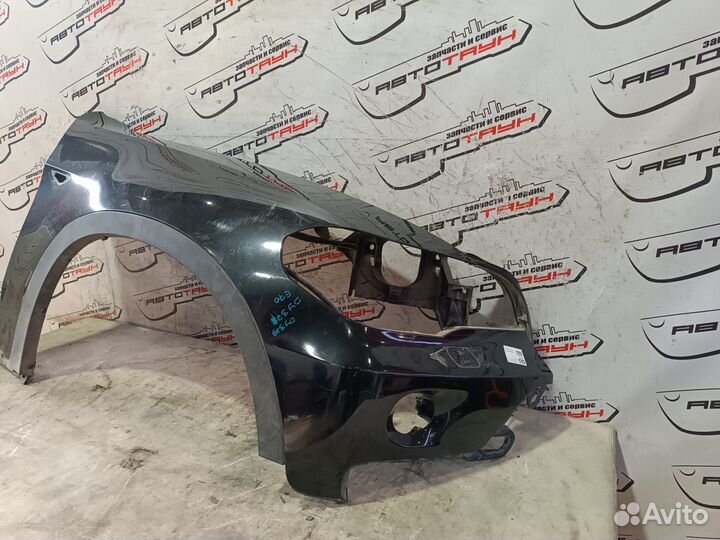 Крыло BMW X5 E70 51650430322 51657178396 переднее правое 1 модель пластик черный DY379