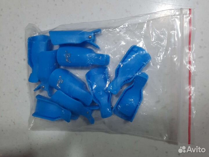 Набор 10 шт зажимы клипсы колпачки