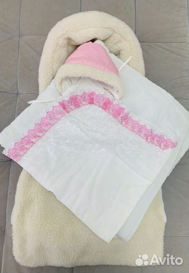 Конверт на выписку и для прогулок зимний