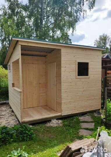 Хозблок, бытовка+биотуалет