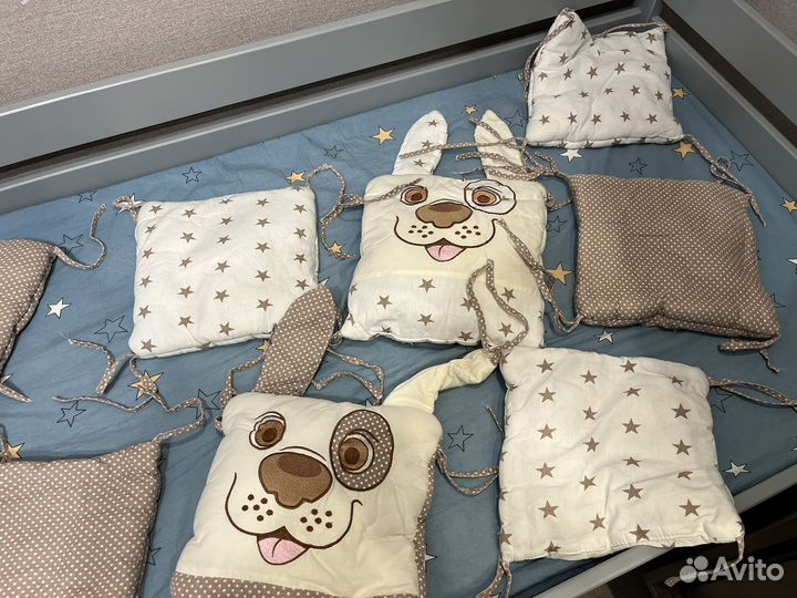 Бортики в детскую кроватку