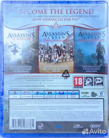 PS4 Assassin's Creed Эцио Аудиторе Коллекция Новый