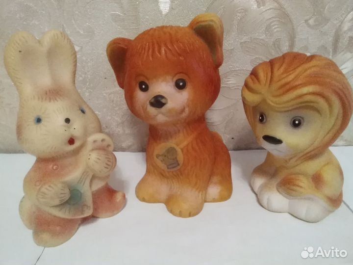 Резиновые игрушки СССР