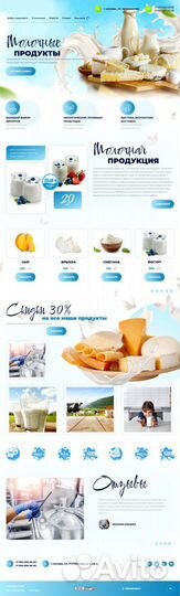 Копия сайта + форма обратной связи