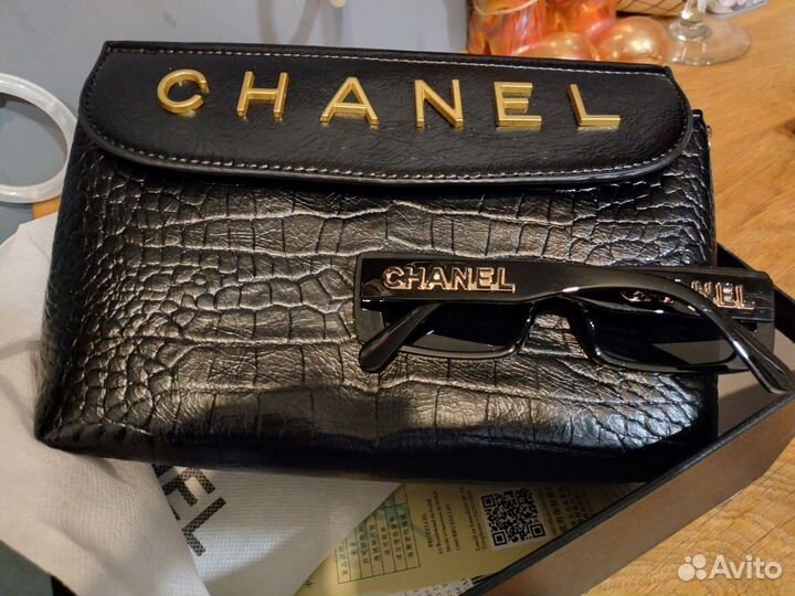 Chanel сумка + очки