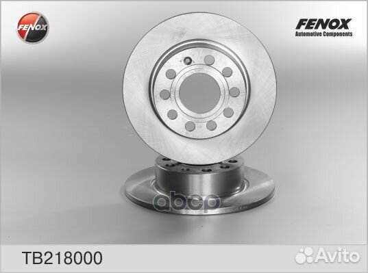 Диск тормозной зад прав/лев TB218000 fenox