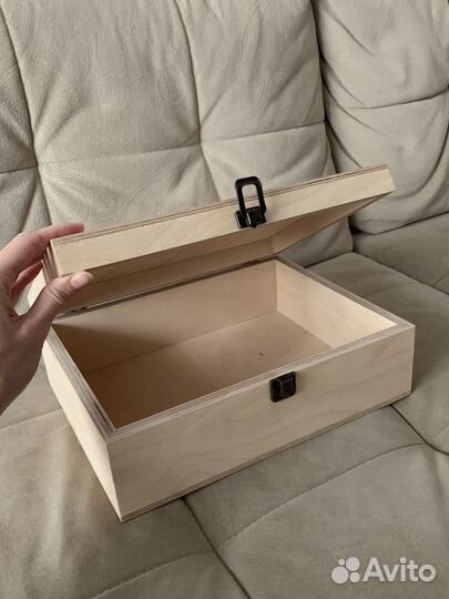 Шкатулка деревянная. Заготовка. Ящик. Коробка