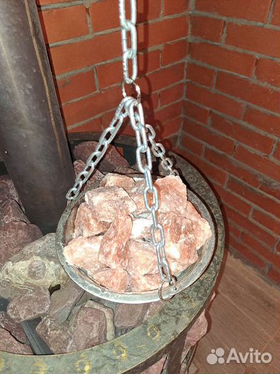 Чаща с гималайской солью в баню